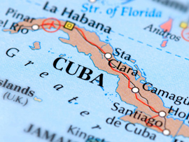 map of Cuba